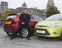 Mark Ramprakash ready to Tango at the Tower with all-new Ford Fiesta. Mark Ramprakash ready to Tango at the Tower with all-new Ford Fiesta.