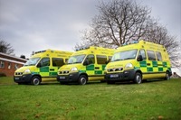 Movano front-line with West Midlands Ambulance Service