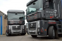 New Renault Magnums on the road with Heathcliff Haulage