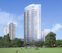 Phase 1 sell-out at glass apartment tower in Wandsworth