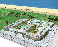 Sahara Beach and Spa Resort Aerial, Morocco Sahara Beach and Spa Resort Aerial, Morocco