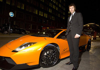 James Blunt and Lamborghini Murcielago LP 670-4 SuperVeloce 