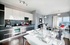 A luxury apartment living room at Skyline Plaza, Basingstoke