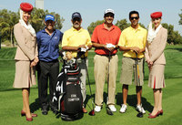 Golfers in Dubai