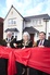 Cllr Don Parkinson, Mayor of South Ribble, Cllr Iris Smith, Mayor of Chorley, and Tony Stevens, managing director of Redrow Homes