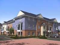 An artist’s impression of the ‘Hamptons’ apartments at Sandringham.