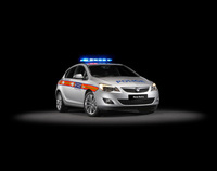 Vauxhall Astra Police car