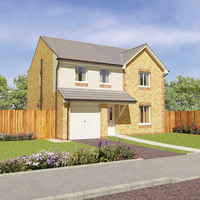 CGI image of a typical four bedroom detached family home