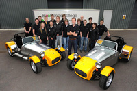 Weybridge students complete build of Caterham cars