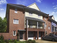 An artist’s impression of the luxurious townhouses