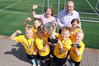 Up for the cup: the winning Horton Heroes team from Horton Grange first School