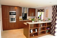 New Redrow homes boast fashionable kitchen designs.