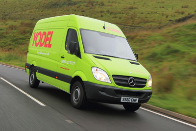 Yodel Calls On Low Emission Mercedes Benz Van Fleet Easier