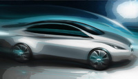 Infiniti releases sketch of luxury electric vehicle