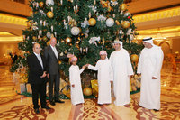 The Christmas Tree at Emirates Palace