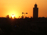 Sunset in Marrakech