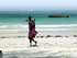 Masai warrior on the Tanzanian coastline