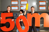 easyJet passenger numbers rise to 50 million each year