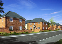 An artist’s impression of the homes being built at Sycamore Park