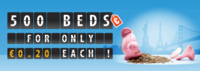 HostelBookers announces beds for €0.20 in 10 cities