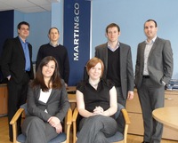 The Team at Cambridge-based Letting Agency Martin & Co