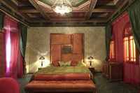 A bedroom at Riad Mumtaz