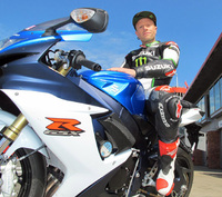 Keith Flint puts new GSX-R750 through its paces