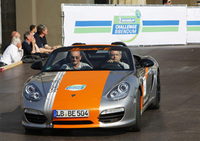 An electric performance from Porsche with the Boxster E