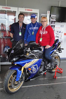 Yamaha celebrate 50, winner collects prize at Silverstone