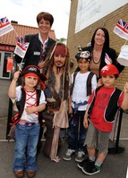 Captain Jack Sparrow meets ‘pint sized pirates’ in Wragby