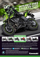 Kawasaki accelerates into summer with red hot finance offers
