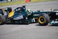 Caterham Cars enters Formula One with Team Lotus