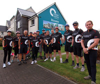 Charity cycle ride nets cash for Kids Out 