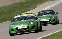 Three Mazda MX-5s go for glory at British 24-hour race