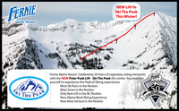 Fernie Alpine Resort opens Polar Peak Lift