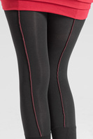 "Seams To Me" the perfect Christmas party tights for boots