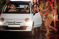 New Fiat 500 makes an onstage appearance with Jennifer Lopez