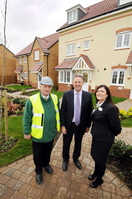 Barratt Chief Executive views new homes range in Consett