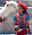 Meeting an alpaca in Peru