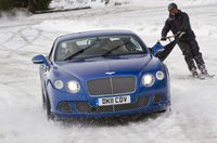 Bentley Continental GT - ski joring Bentley Continental GT - ski joring