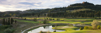New golf greens in Tuscany