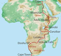 World Expeditions epic African journey: 112 days, 10 countries