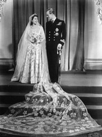 Elizabeth Queen of frocks - wedding dress named favourite outfit