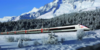 New Swiss Alps Ski Train