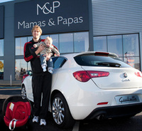 Alfa Romeo joins Mamas & Papas in the drive for child seat safety