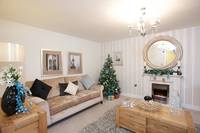 Rochdale show home dressed for Christmas