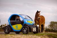 Glide around the New Forest in a Twizy electric car