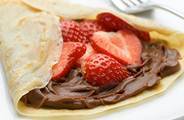 Choccy Philly Strawberry Pancakes