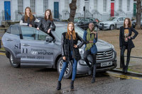 Storm Models take delivery of stylish wheels for London Fashion Week