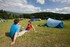 Camping lovers at Park Cliffe holiday park, Windermere, Cumbria